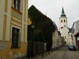 Ostrov nad Oh - historick centrum msta