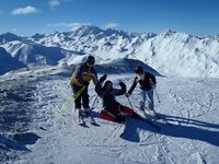 Greitspitze, Lena, unaven Baras a Rada mu pomhaj...