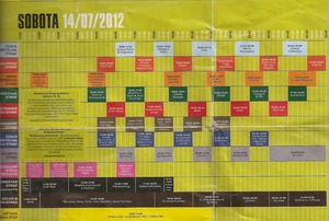 Sobotn Line-up.